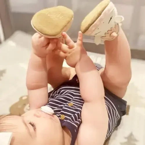 Robeez Baby Girls and Unisex Soft Soles Slip-Resistant Crib Shoes Slippers for Infant and Toddler, 0-24 Months - 2