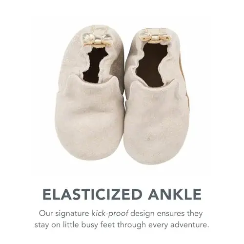 Robeez Baby Girls and Unisex Soft Soles Slip-Resistant Crib Shoes Slippers for Infant and Toddler, 0-24 Months - 5