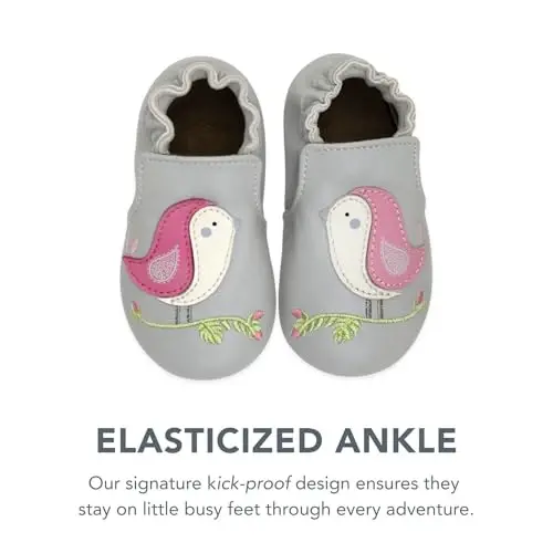 Robeez Baby Girls and Unisex Soft Soles Slip-Resistant Crib Shoes Slippers for Infant and Toddler, 0-24 Months - 7