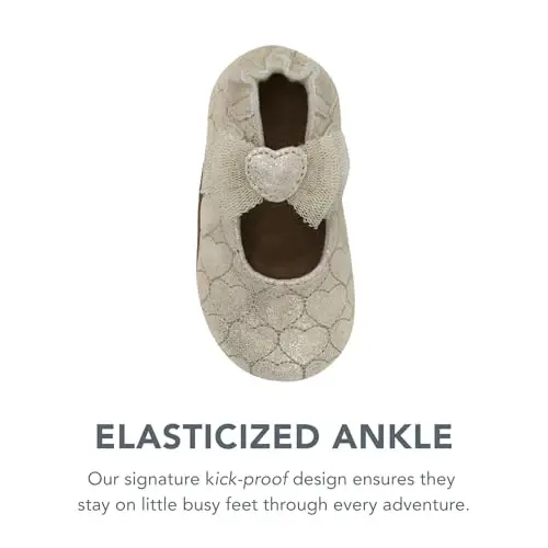 Robeez Baby Girls and Unisex Soft Soles Slip-Resistant Crib Shoes Slippers for Infant and Toddler, 0-24 Months - 6