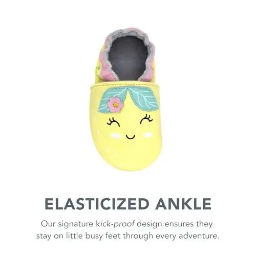 Robeez Baby Girls and Unisex Soft Soles Slip-Resistant Crib Shoes Slippers for Infant and Toddler, 0-24 Months - 6