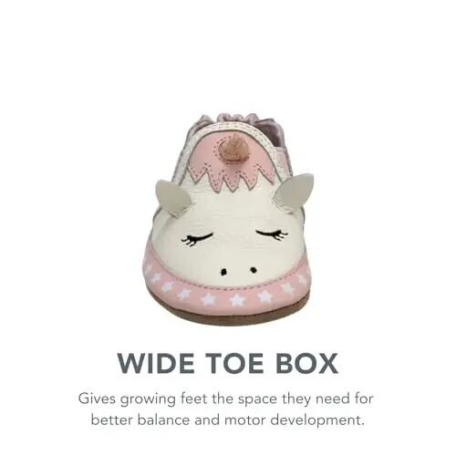 Robeez Baby Girls and Unisex Soft Soles Slip-Resistant Crib Shoes Slippers for Infant and Toddler, 0-24 Months - 5