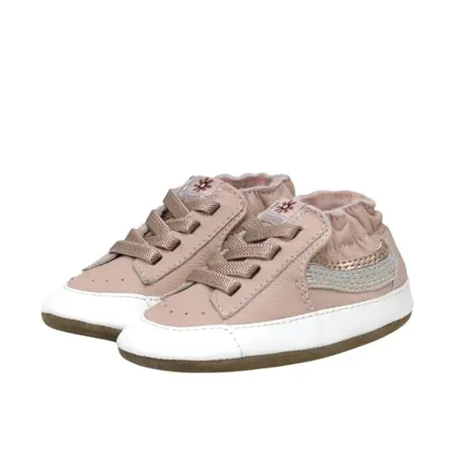 Robeez Baby Girls and Unisex Soft Soles Slip-Resistant Crib Shoes Slippers for Infant and Toddler, 0-24 Months - 1