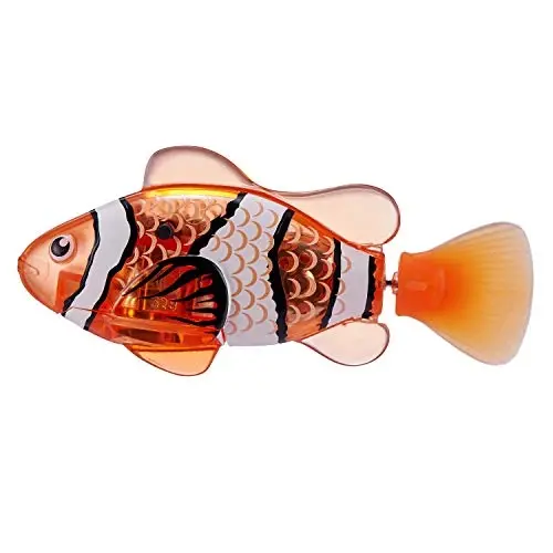 Robo Alive Robo Fish Robotic Swimming Fish (Blue + Red 2 Pack) by ZURU Water Activated, Changes Color, Comes with Batteries,ModazoneExclusive - Blue + Red (2 Pack) - 5