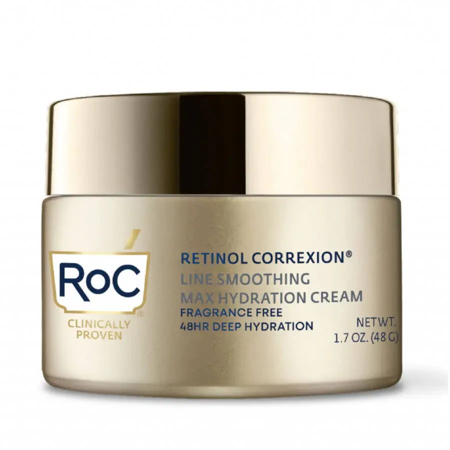 RoC Retinol Correxion Anti-Aging Retinol Cream with Hyaluronic Acid, Fragrance-Free 1.7 oz - 2