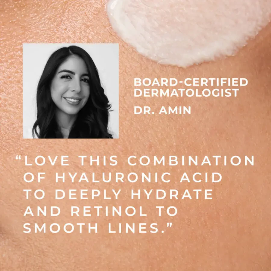 RoC Retinol Correxion Yalangʻoch qarshi qarish retinoli kremi Hyaluronik kislota, hidsiz 1,7 untsiya - 9