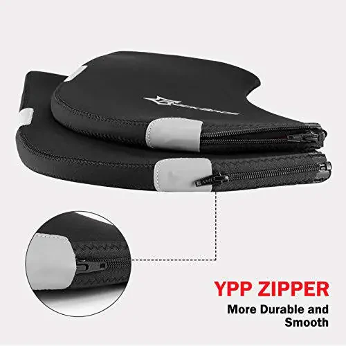 ROCKBROS Bike Handlebar Mittens Bicycle Pogies Winter Thermal Cover Cycling Hand Warm Windproof Cold Weather Mittens for MTB Mountain Bike Motor - 5