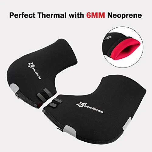 ROCKBROS Bike Handlebar Mittens Bicycle Pogies Winter Thermal Cover Cycling Hand Warm Windproof Cold Weather Mittens for MTB Mountain Bike Motor - 6