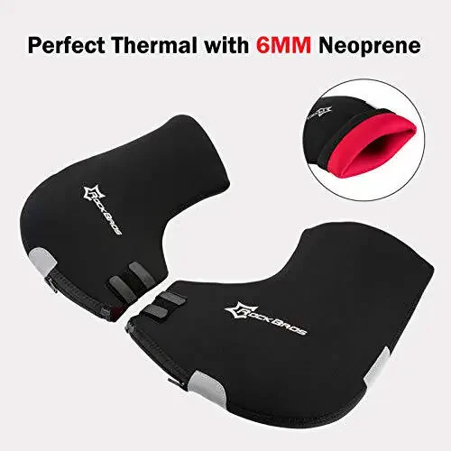 ROCKBROS Bike Handlebar Mittens Bicycle Pogies Winter Thermal Cover Cycling Hand Warm Windproof Cold Weather Mittens for MTB Mountain Bike Motor - 6