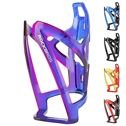 ROCKBROS Bike Water Bottle Holder Ultra-Light Bicycle Bottle Cages with Screws Tool, Universal Bike Cup Holder Rack for Road MTB Bikes… - ROCKBROS
