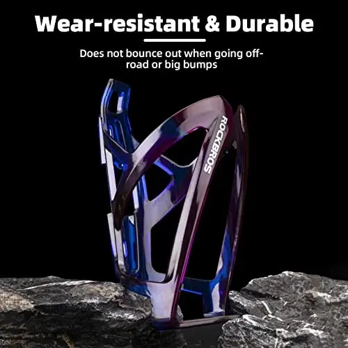 ROCKBROS Bike Water Bottle Holder Ultra-Light Bicycle Bottle Cages with Screws Tool, Universal Bike Cup Holder Rack for Road MTB Bikes… - 6