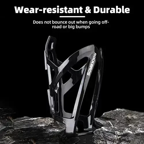 ROCKBROS Bike Water Bottle Holder Ultra-Light Bicycle Bottle Cages with Screws Tool, Universal Bike Cup Holder Rack for Road MTB Bikes… - 6