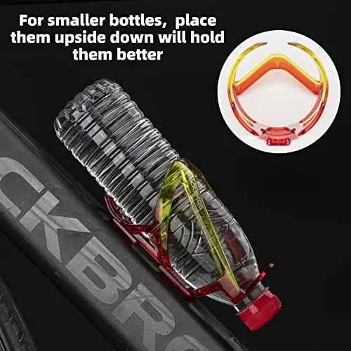 ROCKBROS Bike Water Bottle Holder Ultra-Light Bicycle Bottle Cages with Screws Tool, Universal Bike Cup Holder Rack for Road MTB Bikes… (Pack of 2) - 5