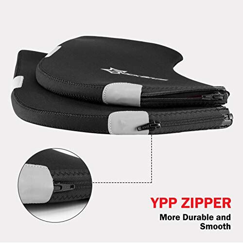 ROCKBROS Bike Handlebar Mittens Bicycle Pogies Winter Thermal Cover Cycling Hand Warm Windproof Cold Weather Mittens for MTB Mountain Bike Motor - 5