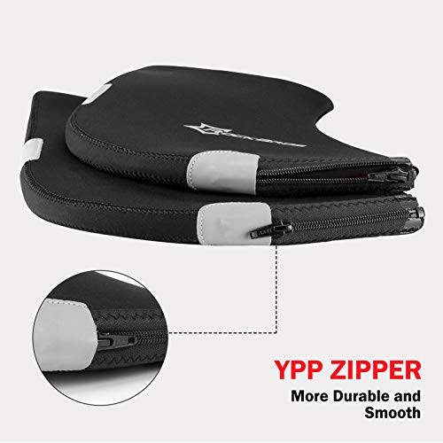 ROCKBROS Bike Handlebar Mittens Bicycle Pogies Winter Thermal Cover Cycling Hand Warm Windproof Cold Weather Mittens for MTB Mountain Bike Motor - 5