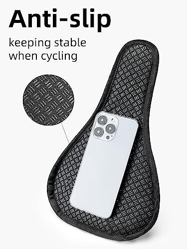 ROCKBROS Bike Seat Cover Bike Seat Cushion for Men Women Comfortable Gel Padded Bicycle Seat Cushion Compatible with Peloton, Outdoor & Indoor - 4