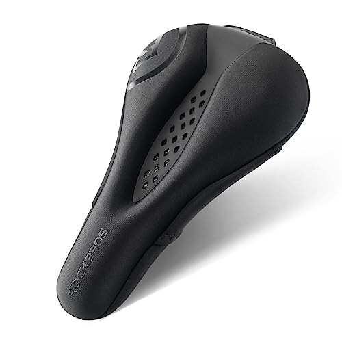 ROCKBROS Bike Seat Cover Bike Seat Cushion for Men Women Comfortable Gel Padded Bicycle Seat Cushion Compatible with Peloton, Outdoor & Indoor - ROCKBROS