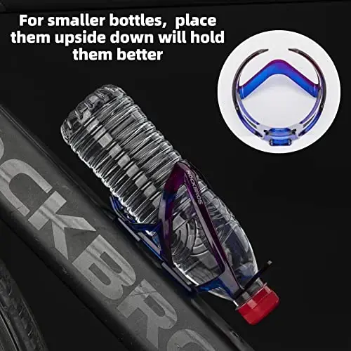 ROCKBROS Bike Water Bottle Holder Ultra-Light Bicycle Bottle Cages with Screws Tool, Universal Bike Cup Holder Rack for Road MTB Bikes… - 5