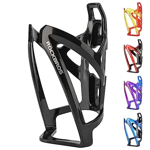 ROCKBROS Bike Water Bottle Holder Ultra-Light Bicycle Bottle Cages with Screws Tool, Universal Bike Cup Holder Rack for Road MTB Bikes… 