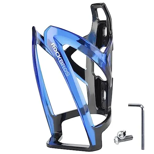 ROCKBROS Bike Water Bottle Holder Ultra-Light Bicycle Bottle Cages with Screws Tool, Universal Bike Cup Holder Rack for Road MTB Bikes… - 1