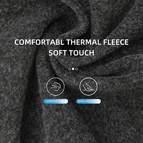 ROCKBROS Cold Weather Balaclava Ski Mask for Men Windproof Thermal Winter Scarf Mask Women Neck Warmer Hood for Cycling - 4