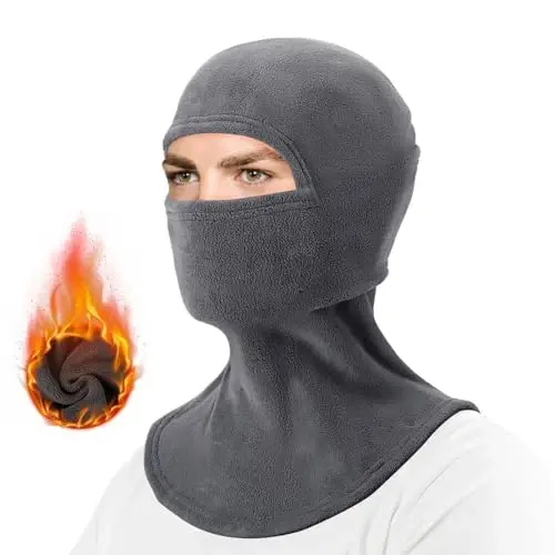 ROCKBROS Erkaklar uchun sovuq ob-havo balaklava chang'i maskasi Shamoldan himoya qiluvchi issiq qishki sharf maskasi Ayollar uchun bo'yin isitgich Kaput velosiped uchun - ROCKBROS