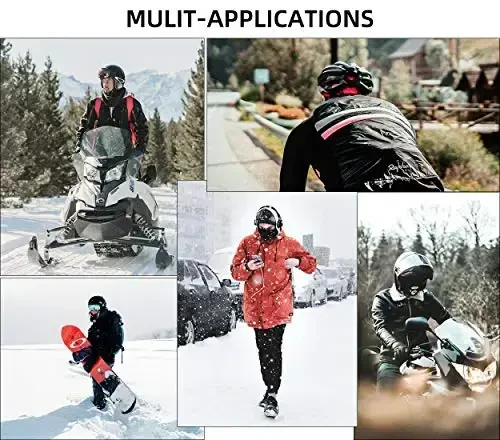 ROCKBROS Erkaklar uchun sovuq ob-havo balaklavasi Ski Mask Shamoldan himoya qiluvchi termal qishki sharf Mask Ayollar bo'yin isitgichi Velosiped uchun kaput - 6