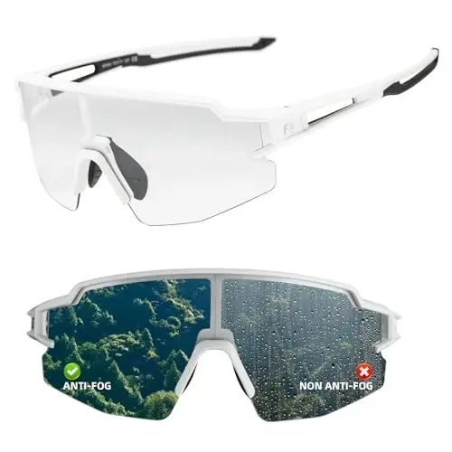 ROCKBROS Photochromic Sports Sunglasses for Men Women Cycling UV Protection - 1