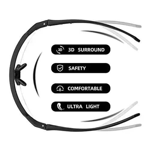 ROCKBROS Photochromic Sports Sunglasses for Men Women Cycling UV Protection - 3