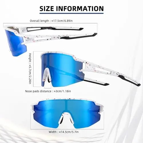 ROCKBROS Photochromic Sports Sunglasses for Men Women Cycling UV Protection - 2
