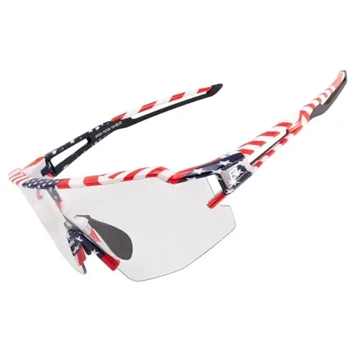 ROCKBROS Photochromic Sports Sunglasses for Men Women Cycling UV Protection - 1