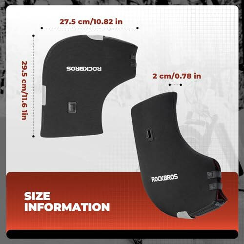 ROCKBROS Heated Handlebar Mittens - Bike Handlebar Mitts Windproof & Waterproof Rechargeable Fat Bike Bar Covers - Mountain Road Bicycle Bar Warmer Covers for Winter Cycling - 11