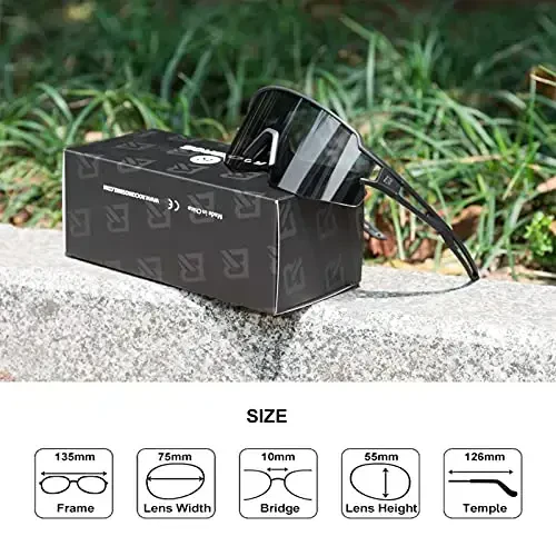 ROCKBROS Photochromic Sports Sunglasses for Men Women Cycling UV Protection - 5