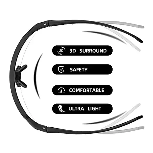 ROCKBROS Photochromic Sports Sunglasses for Men Women Cycling UV Protection - 3