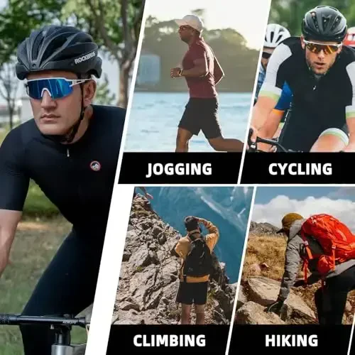 ROCKBROS Photochromic Sports Sunglasses for Men Women Cycling UV Protection - 6