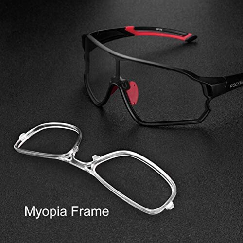 ROCKBROS Photochromic Sunglasses for Men Cycling Sunglasses Sports Bike Glasses - 6