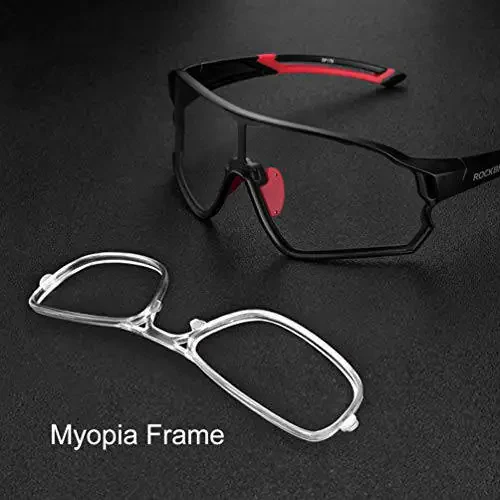 ROCKBROS Photochromic Sunglasses for Men Cycling Sunglasses Sports Bike Glasses - 6