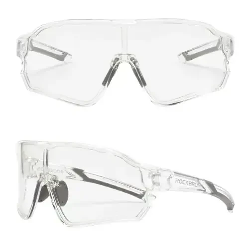 ROCKBROS Photochromic Sunglasses for Men Cycling Sunglasses Sports Bike Glasses - 1
