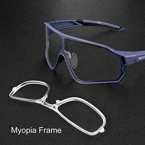 ROCKBROS Photochromic Sunglasses for Men Cycling Sunglasses Sports Bike Glasses - 4