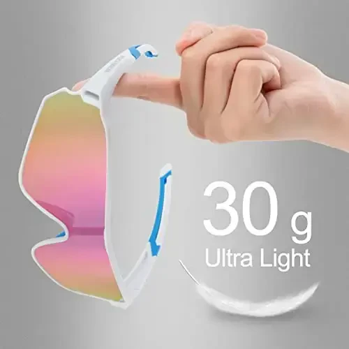 ROCKBROS Polarizatsiyalangan quyoshdan saqlaydigan ko'zoynaklar Ayollar erkaklar uchun UV himoyasi Velosiped ko'zoynaklari - 4