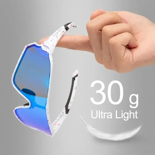 ROCKBROS Polarizatsiyalangan quyoshdan saqlaydigan ko'zoynaklar Ayollar erkaklar uchun velosiped ko'zoynaklari - 4