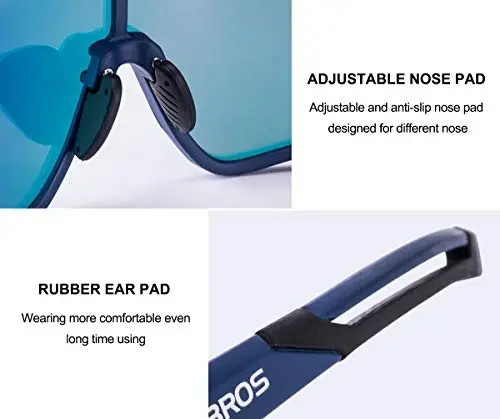 ROCKBROS Polarized Sunglasses UV Protection for Women Men Cycling Sunglasses - 4