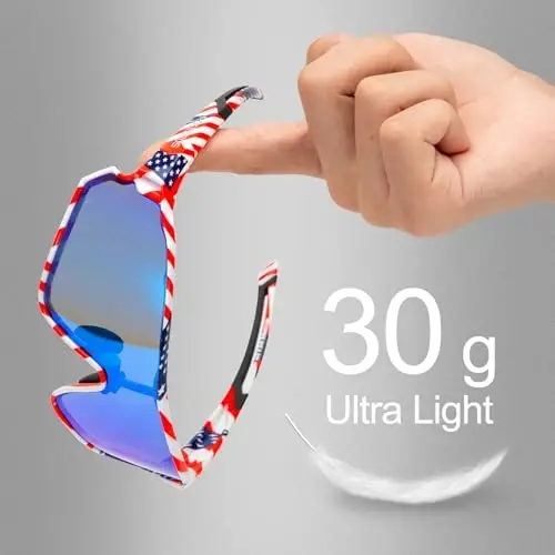 ROCKBROS Polarized Sunglasses UV Protection for Women Men Cycling Sunglasses - 4