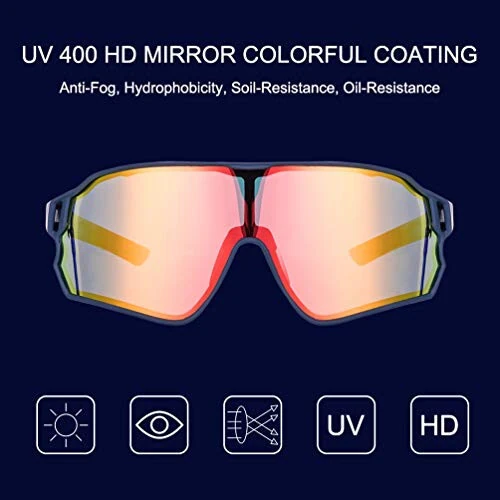 ROCKBROS Polarized Quyosh Ko'zoynaklari Ayollar Erkaklar Velosiped Ko'zoynaklari UV Himoyasi - ROCKBROS (1)