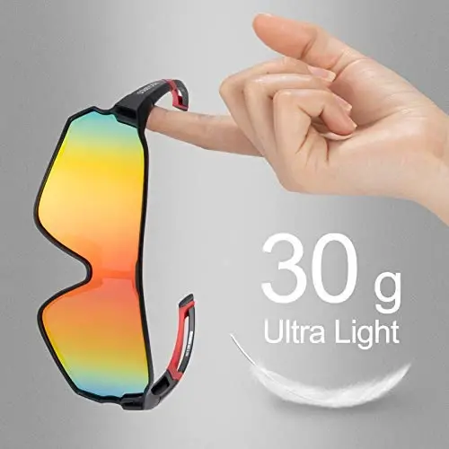 ROCKBROS Polarized quyosh ko'zoynaklari ayollar va erkaklar uchun UV himoyasi bilan velosiped ko'zoynaklari - 5