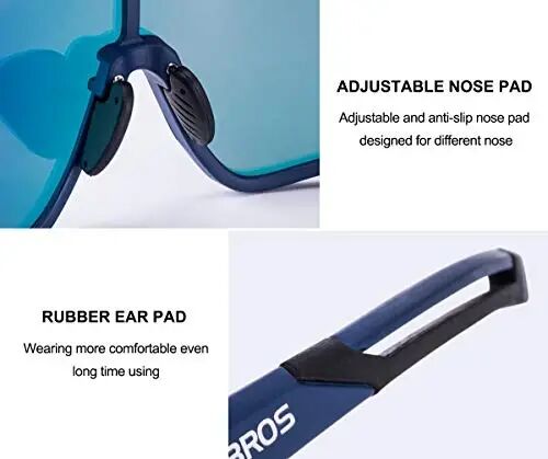 ROCKBROS Polarized Sunglasses UV Protection for Women Men Cycling Sunglasses - 4
