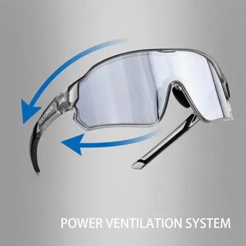 ROCKBROS Polarized Sunglasses UV Protection for Women Men Cycling Sunglasses - 4