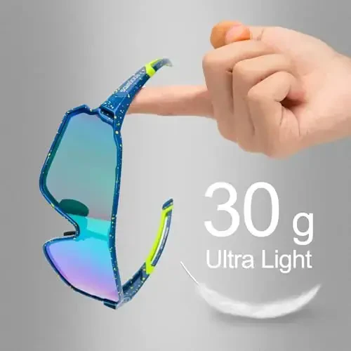 ROCKBROS Polarized Sunglasses UV Protection for Women Men Cycling Sunglasses - 4