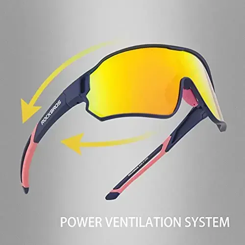ROCKBROS Polarized Sunglasses UV Protection for Women Men Cycling Sunglasses - 6