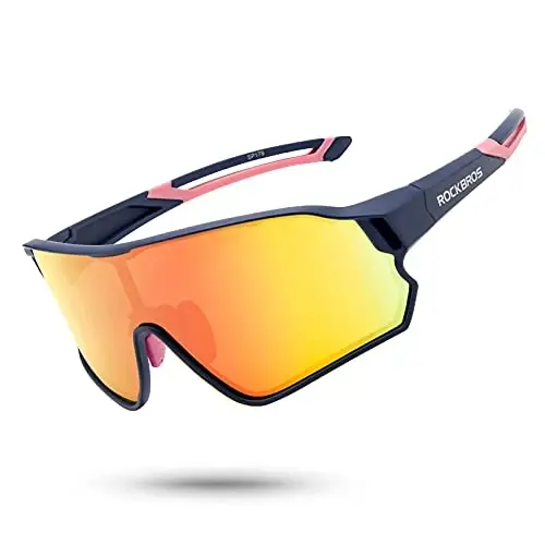 ROCKBROS Polarized Sunglasses UV Protection for Women Men Cycling Sunglasses - 1